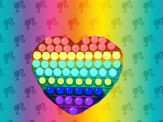 big rainbow pop it