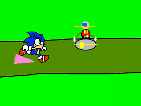 sonic running chase