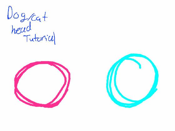 more tutorials for u guys the pink is the dog head and the blue the cat head