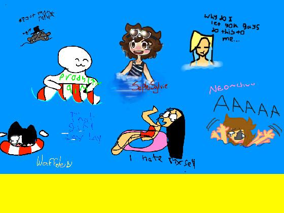re:draw yourself at the beach  1 1 1 1