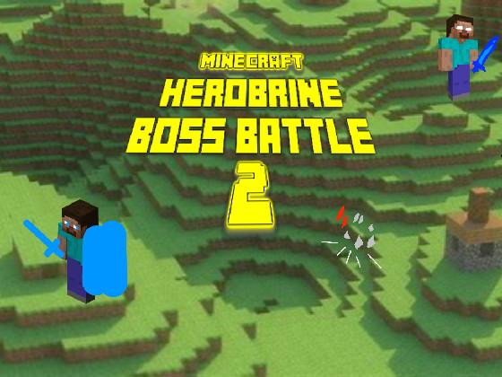minecraft steve boss battle  1