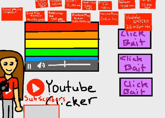 Youtuber Clicker 🎬💻🔔