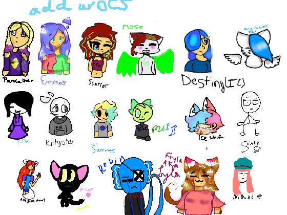 Add your own character