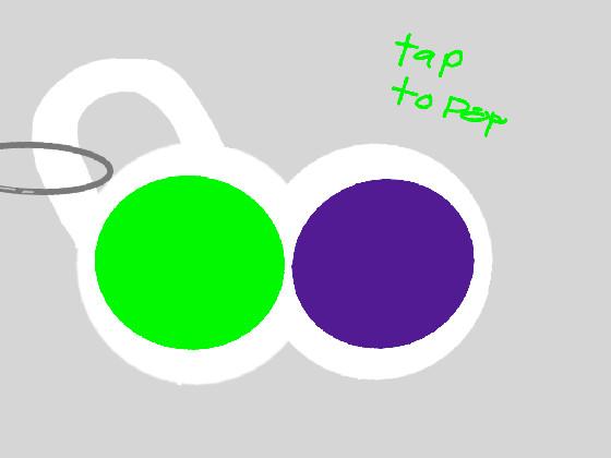 purple and green fidget