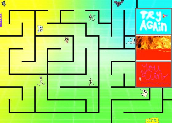 Robot Maze game