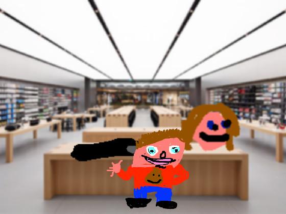 Going to the apple store 1
