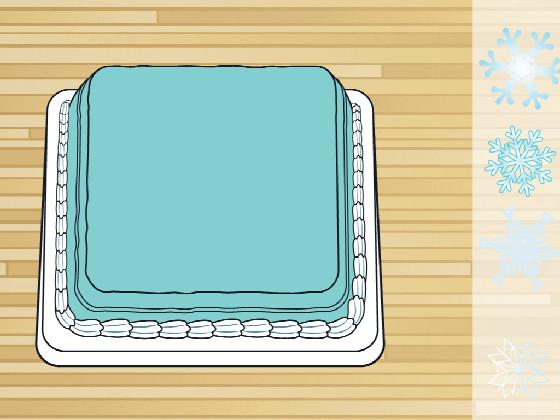 Snowflake cake