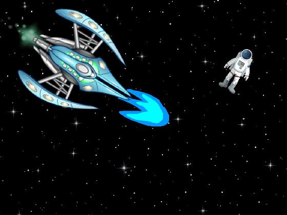 shooting space ship