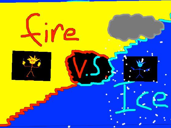 1-2 player ice vs fire NEW 2 1 1
