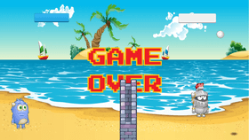 Two player volley game