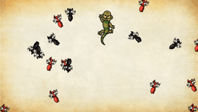 Ants vs Lizard