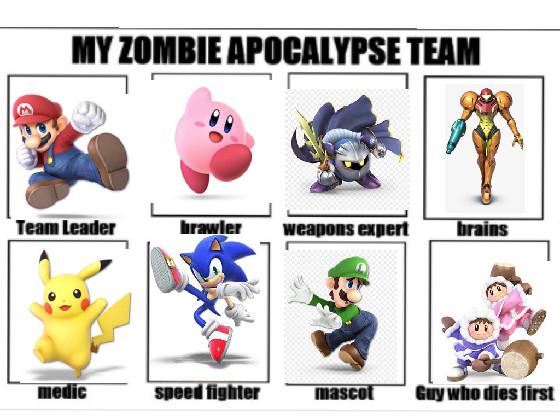 My Zombie Apocalypse Team 1