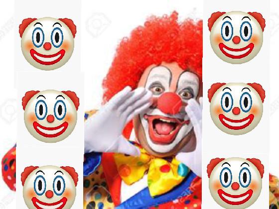 clown screaming in agony