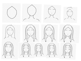 How to draw anime girl