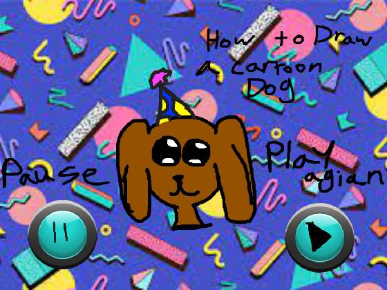 How to Draw a Cartoon Dog