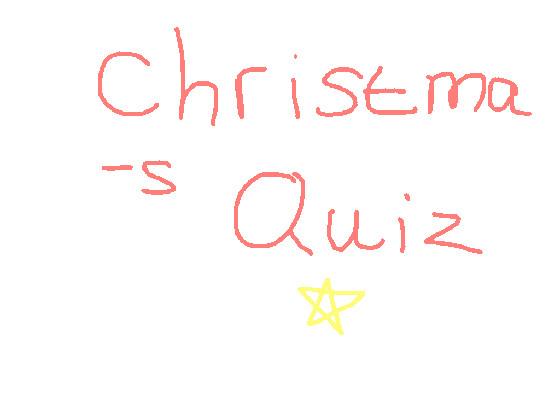The Christmas Quiz!