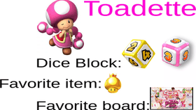 My Mario Party Roster Toadette