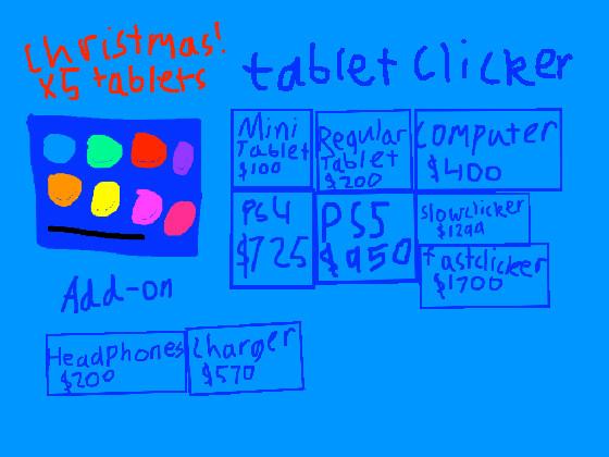 tablet clicker 10k clicks