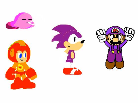 Behind the scenes: kirby,sonic,mario,and mega man