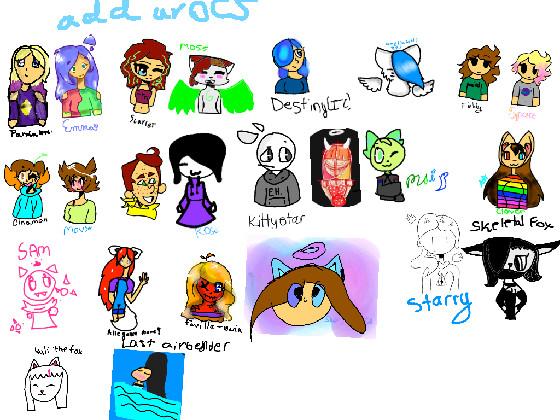 Add ur ocs!  (remixed :) ) 112