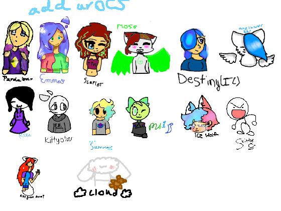 Add your oc’s! 1