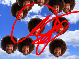 Raining Bob Ross