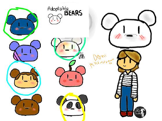 Adoptable Bears  1