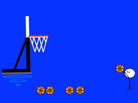 shoot basketball