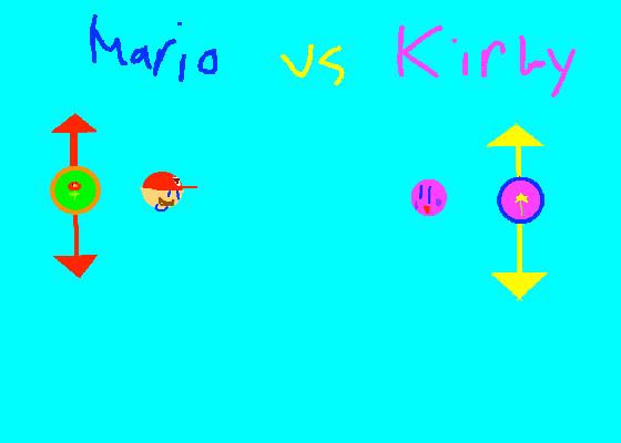 1v1 super fight (Mario vs Kirby) 1 1