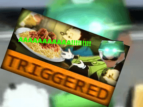 If you laugh, Luigi gets no spaghet