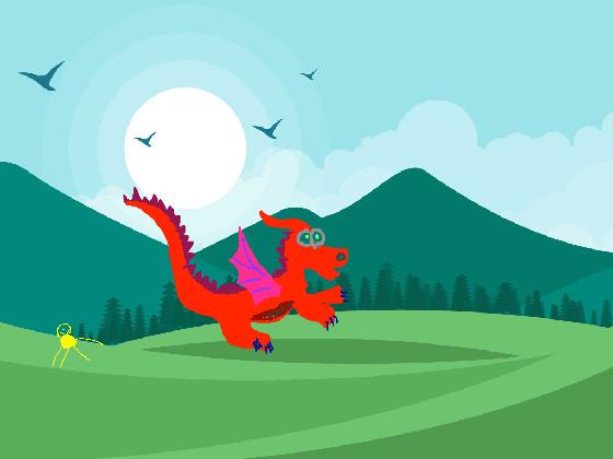 running pet dragon