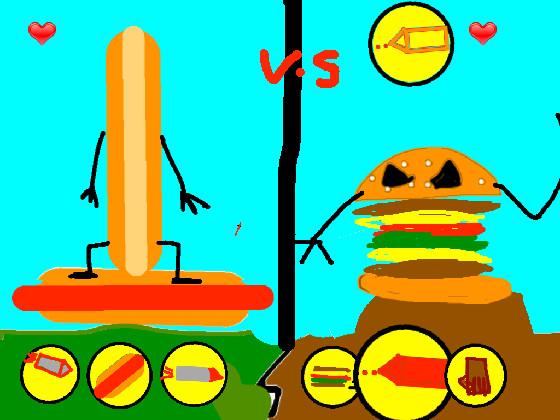 Sawsage vs Hamburger 1