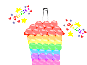 Rainbow drink popit (i made it)
