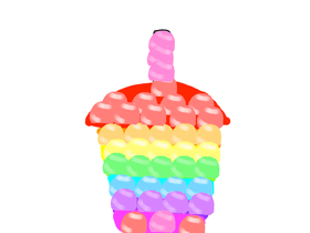 Rainbow drink popit 