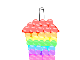 Rainbow drink popit 