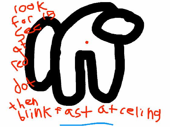 you will see this on celing