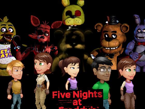 FNAF Movie Cover Poster FAN-MADE!!! AND DO NOT TOUCH HUMANS!!!!!!!!!