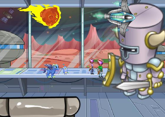 tiny people in space