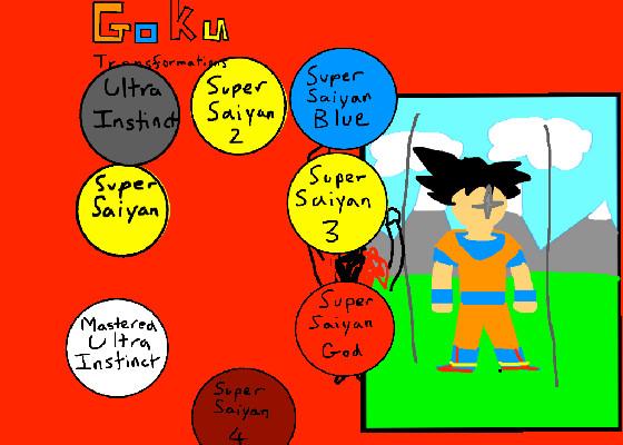 Goku Transformations 1
