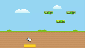 floating penguin