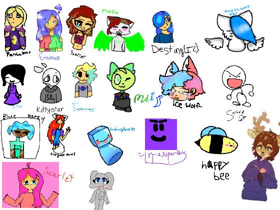 Add ur OC’s UwU 1 1 1 1
