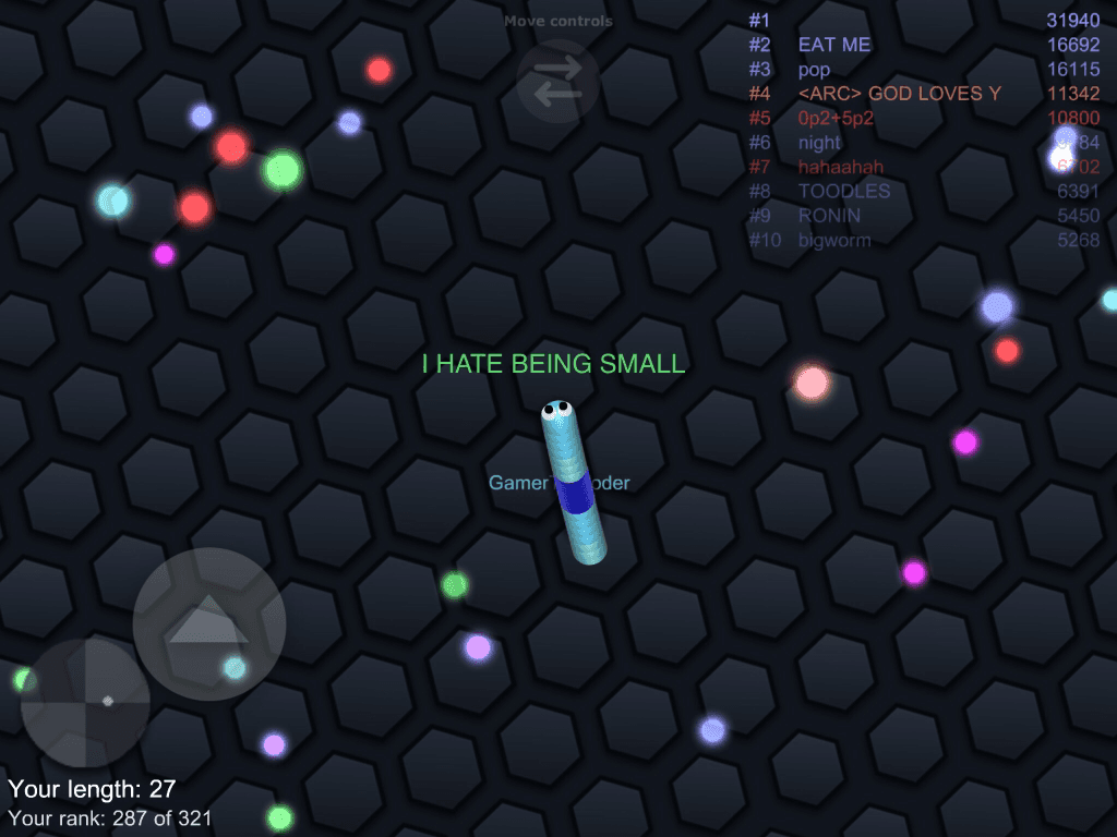 me play slither (GamerTV)