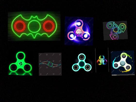 neon fidget spinner