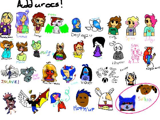 Add ur ocs! 1 1 1 1 1