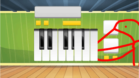 MR.ducky plays piano