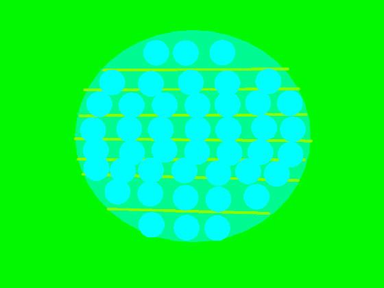 My green/blue pop it