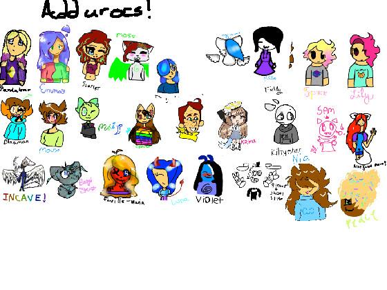 add you’re oc’s :3 1 1