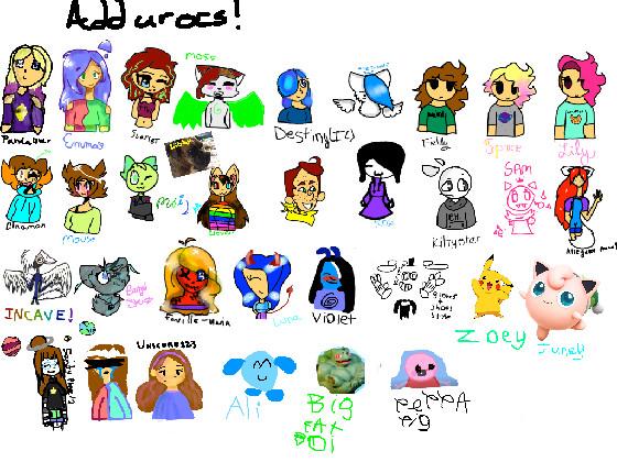 add your ocs 1 1 1