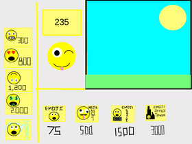 Emoji clicker [fixed the bug where u can buy with 0 money]