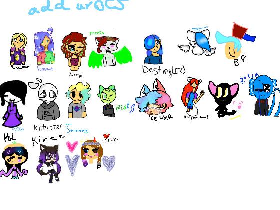 Add your oc’s! :]